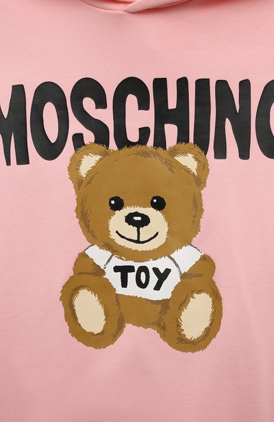 Хлопковое худи MOSCHINO, арт. HQF03X/LCA32/4-8, фото 3