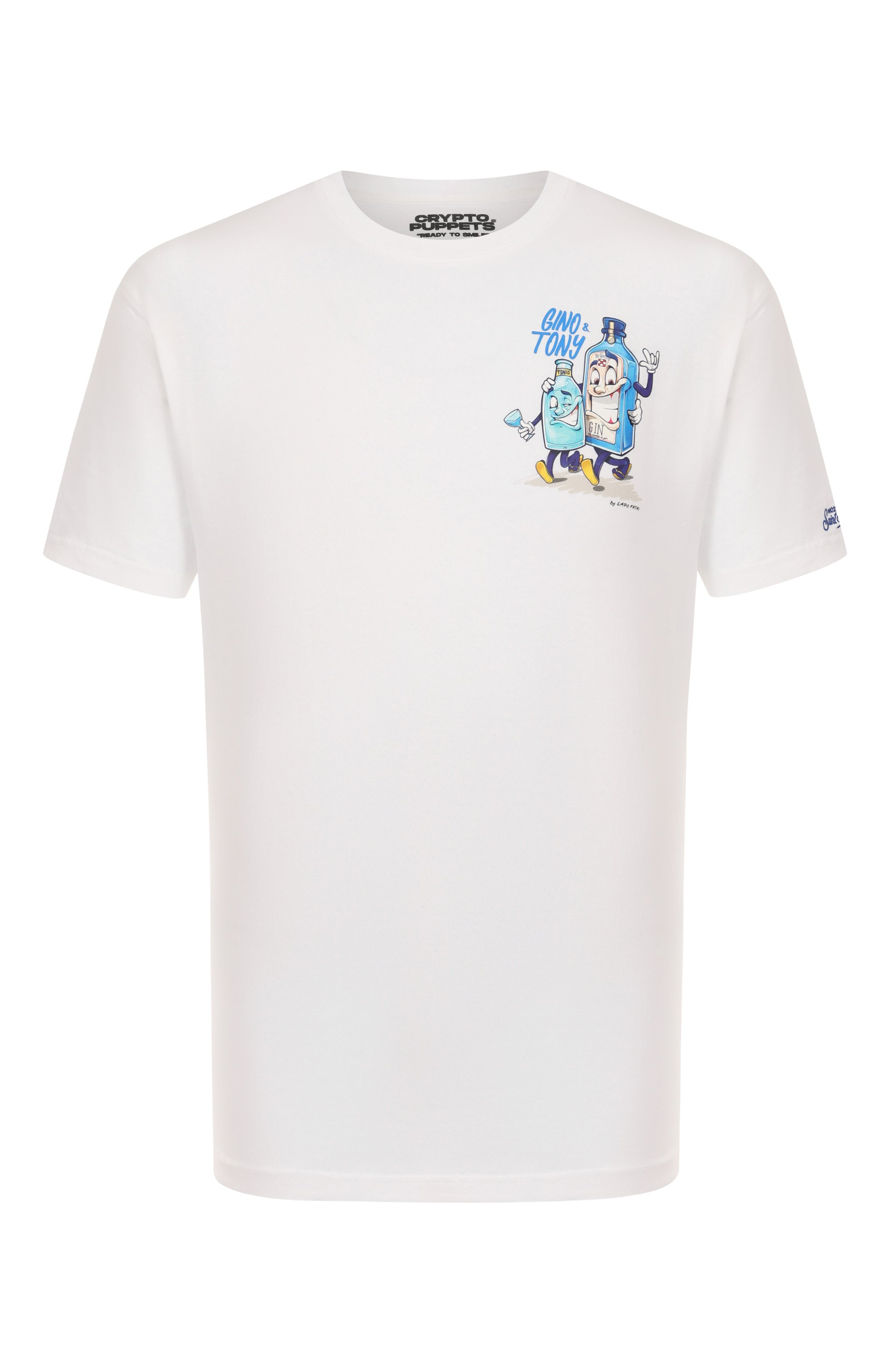 Хлопковая футболка MC2 SAINT BARTH, арт. STBM TSHIRT MAN/02257H, фото 1