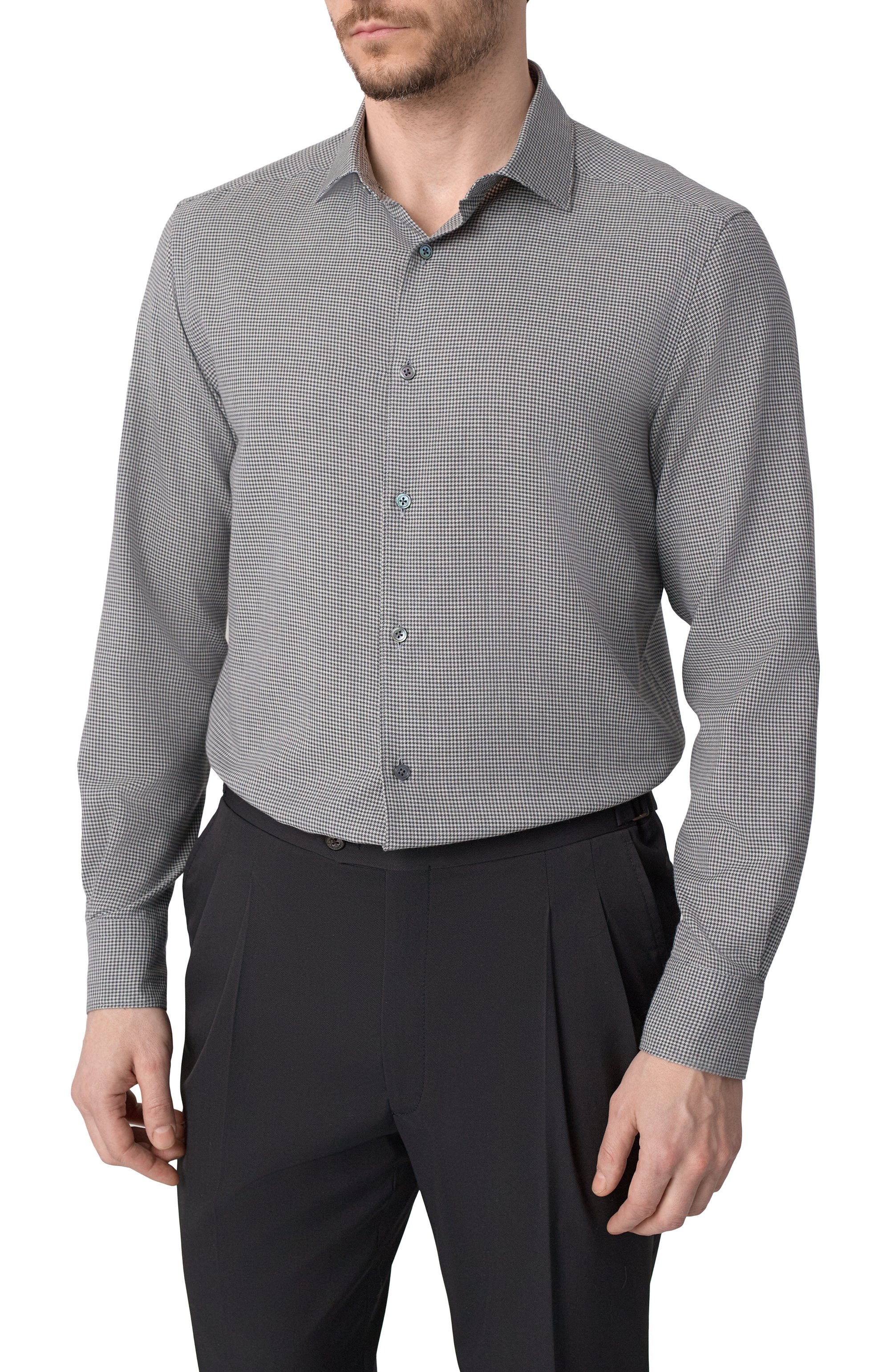 Рубашка из хлопка и кашемира ZEGNA, арт. SRF5/UEX45A8, фото 3