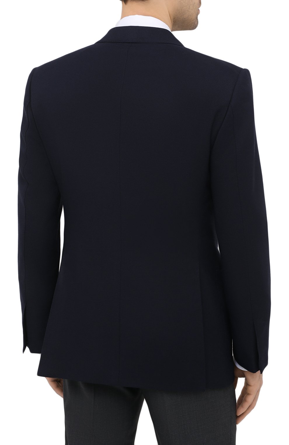 Шерстяной пиджак TOM FORD темно-синего цвета по цене 399500 руб., арт. 950R30/11HA40, фото 4 Шерстяной пиджак TOM FORD, арт. 950R30/11HA40, фото 4