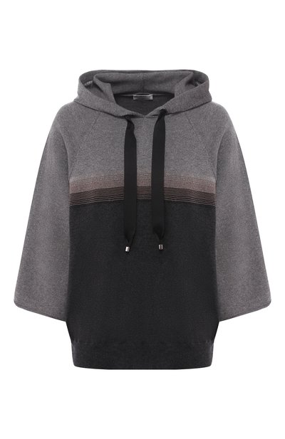 Женский кашемировый пуловер с капюшоном BRUNELLO CUCINELLI, арт. M12149109