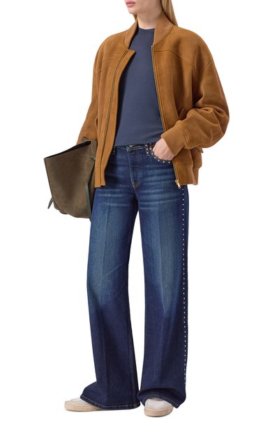 Джинсы 70s RE/DONE синего цвета по цене 69300 руб., арт. 190-03WSTMRWL, фото 2 Джинсы 70s RE/DONE, арт. 190-03WSTMRWL, фото 2