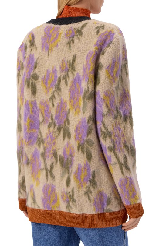 Шерстяной кардиган Valentino 8B3KA14N/A2B Разноцветный  8B3KA14N/A2B Фото 4