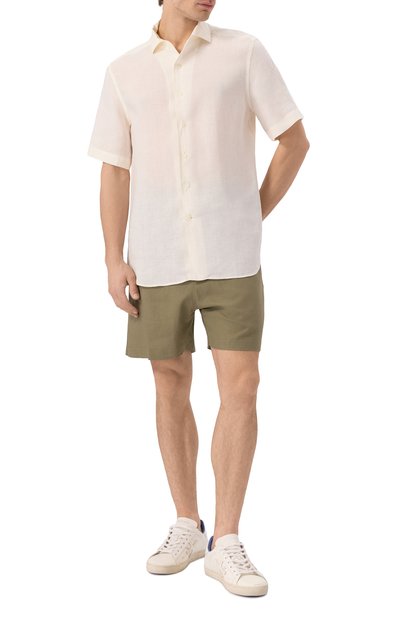 Шорты изо льна и вискозы HINNOMINATE, арт. HMABM01350, фото 2