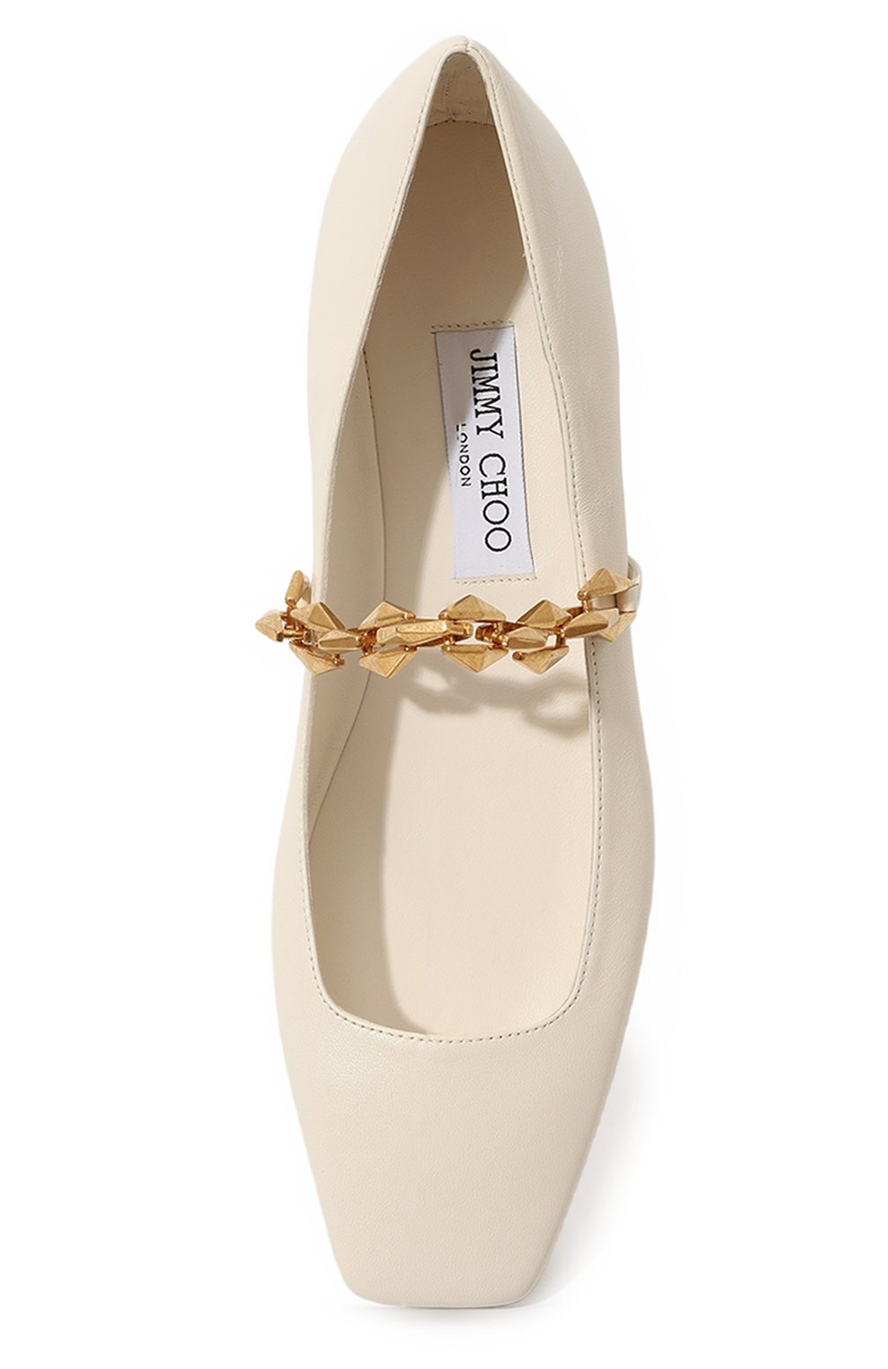 Кожаные балетки diamond tilda JIMMY CHOO, арт. DIAM0ND TILDA FLAT/NAP, фото 6
