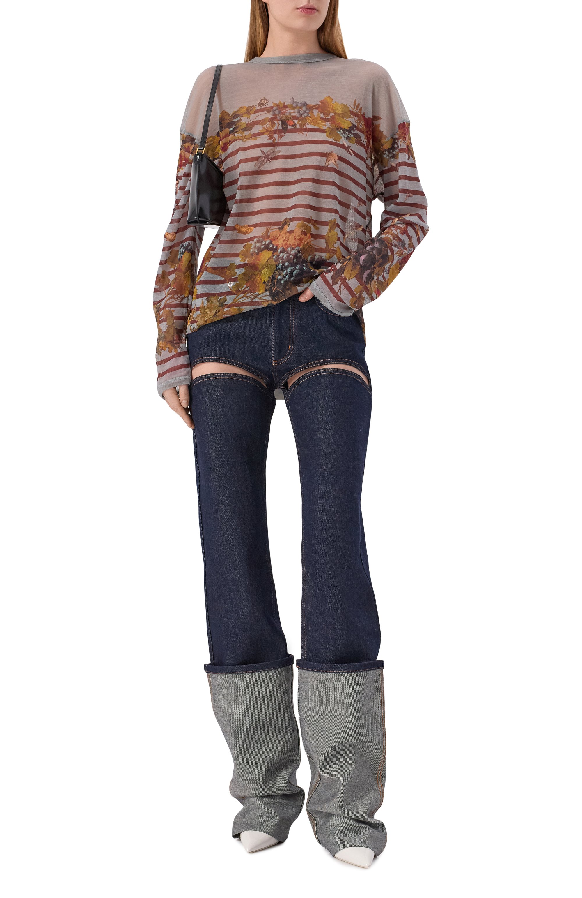 Джинсы JEAN PAUL GAULTIER, арт. 26/01-W-TR046/D024, фото 2