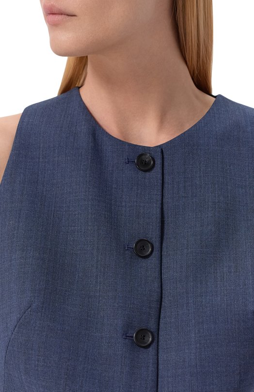 Шерстяной жилет BOSS 50554964 Синий  50554964 Фото 5