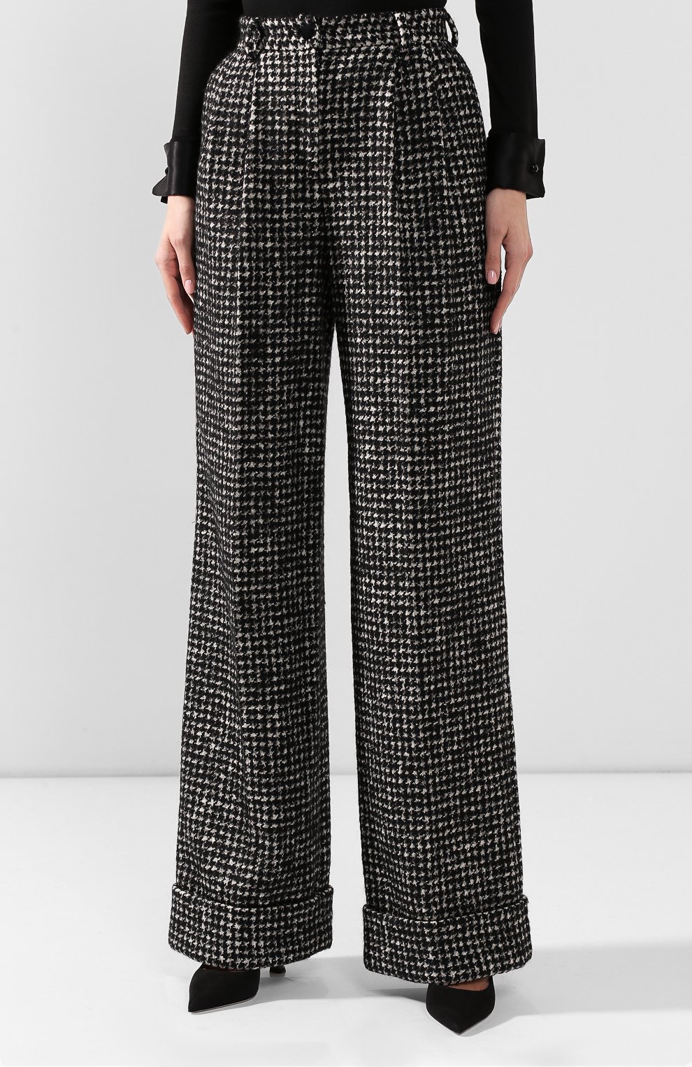 Брюки из смеси хлопка и шерсти DOLCE & GABBANA, арт. FTBMPT/FMMFN, фото 3