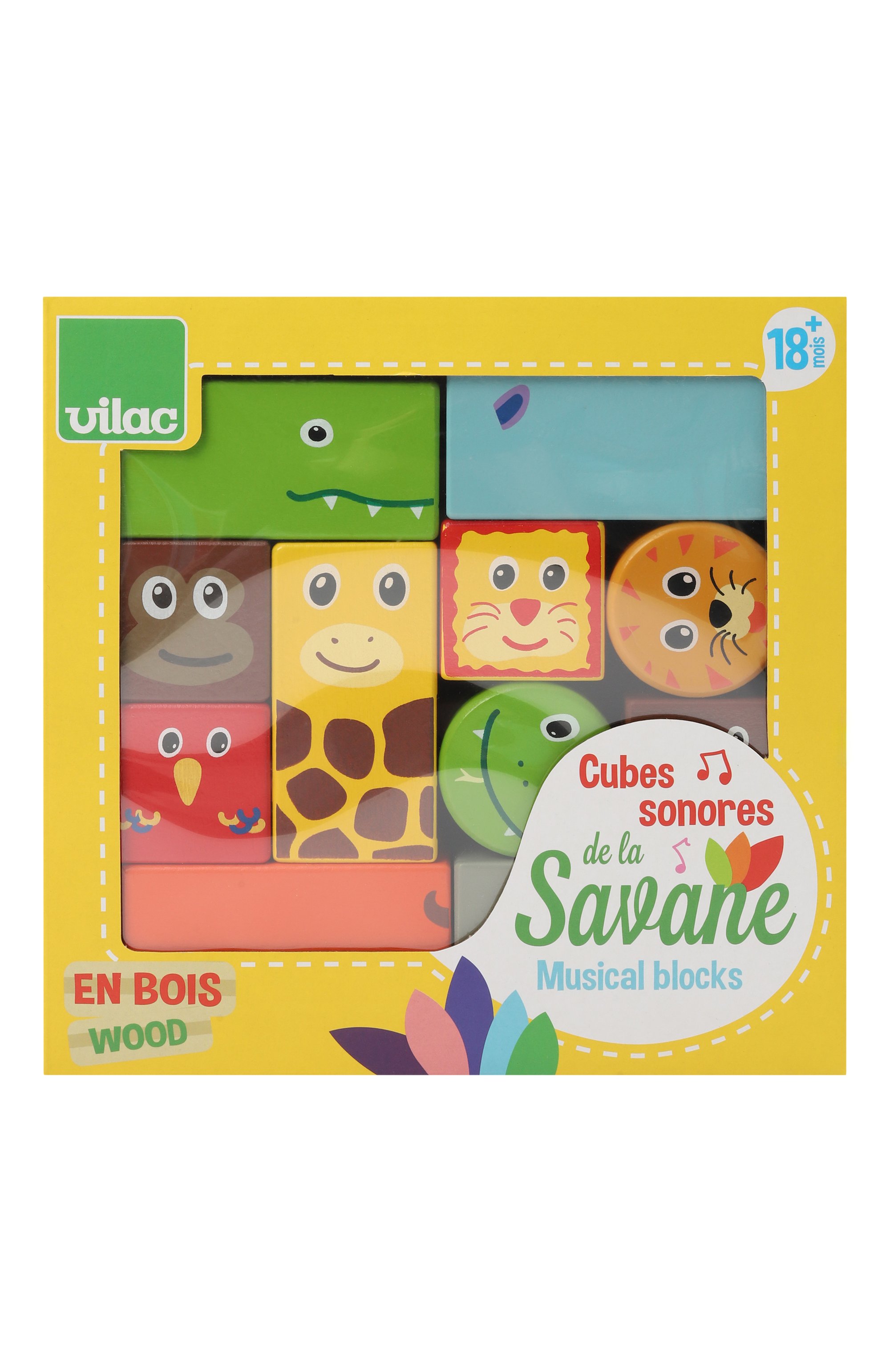 Кубики саванна VILAC, арт. 2101, фото 1