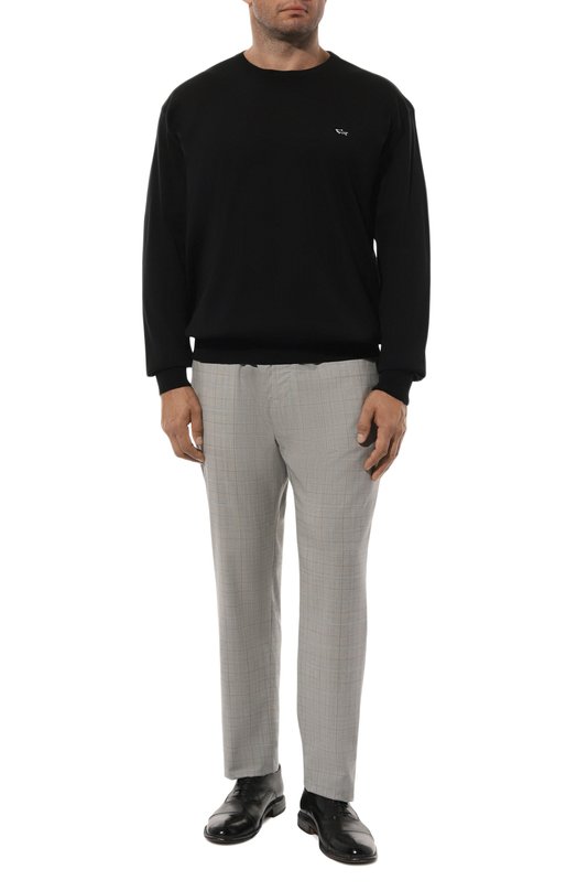 Шерстяной джемпер Paul&Shark C0P1094/FLV/U Чёрный  C0P1094/FLV/U Фото 2