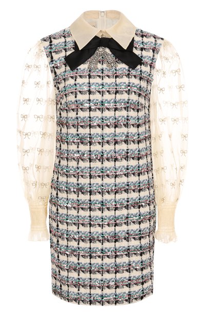 Женское твидовое платье VALENTINO, арт. 7B3VADR5/9E6