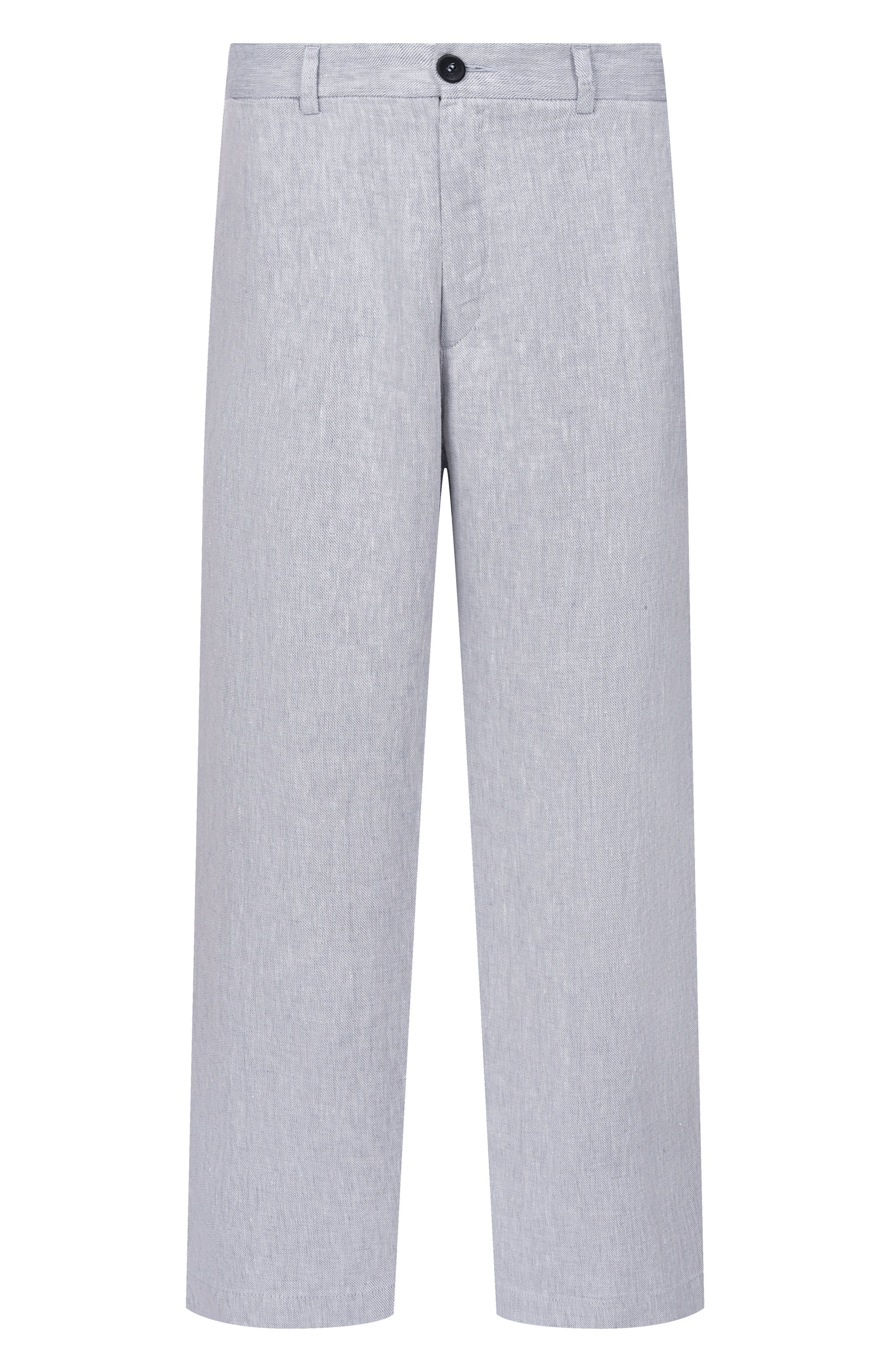 Льняные брюки HANNES ROETHER светло-серого цвета по цене 38600 руб., арт. BUL21LIT.6048, фото 1 Льняные брюки HANNES ROETHER, арт. BUL21LIT.6048, фото 1