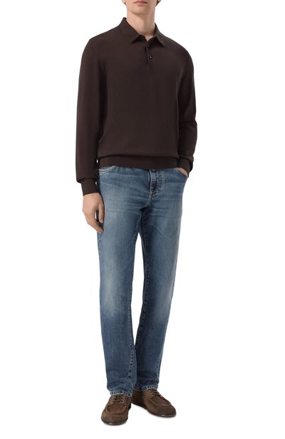 Мужская шерстяное поло DOLCE & GABBANA, арт. GXZ25T/JDVNI