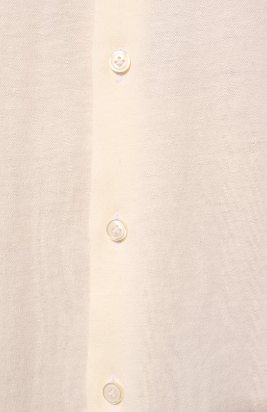 Рубашка из хлопка и кашемира Sonrisa Кремовый, фото 5