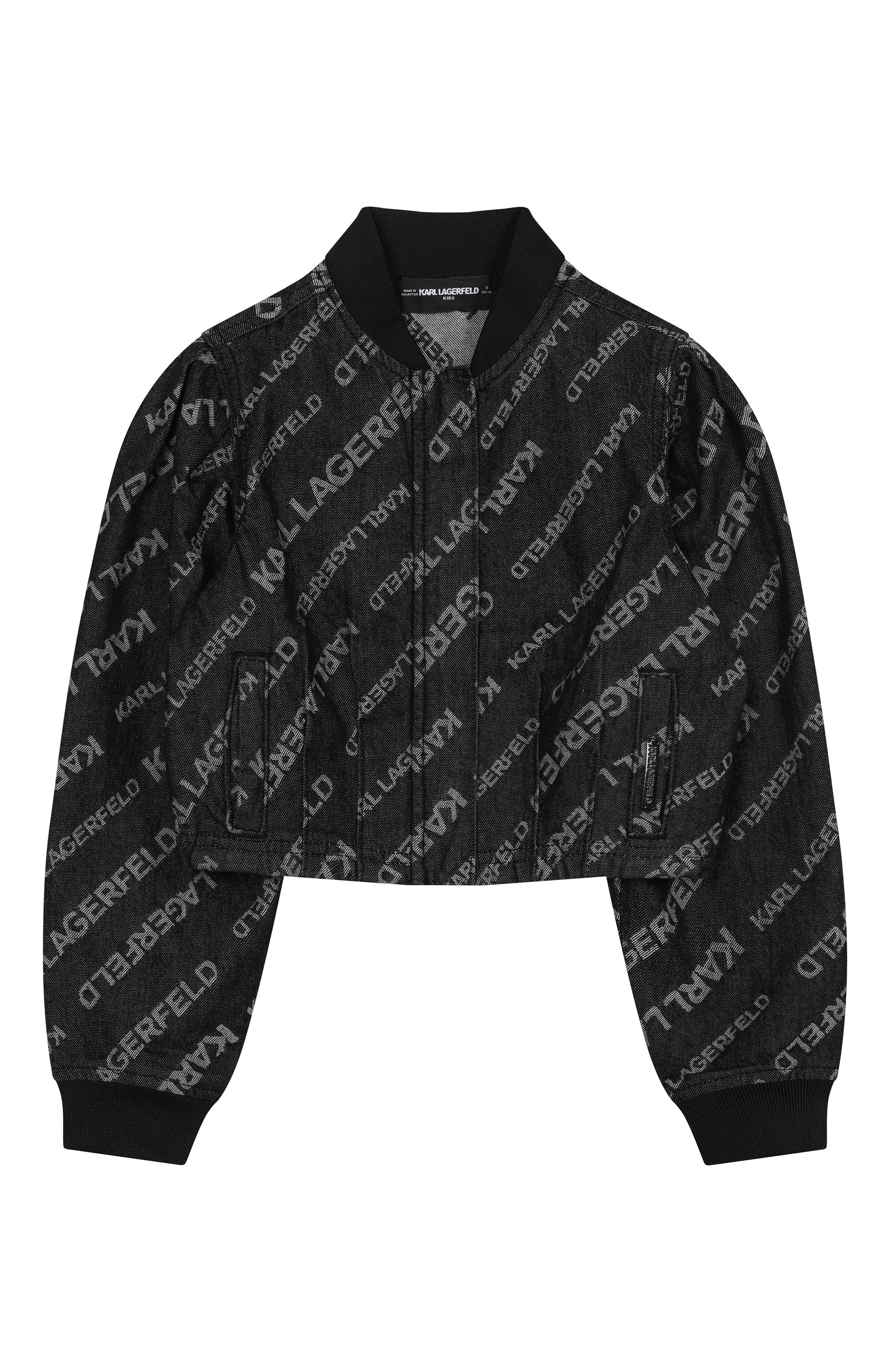 Джинсовый бомбер KARL LAGERFELD KIDS, арт. Z30487, фото 1