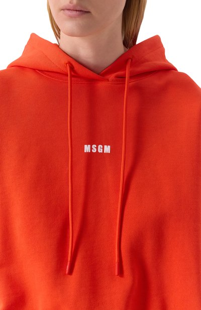 Хлопковое худи MSGM, арт. 3841MDM509/257000, фото 5