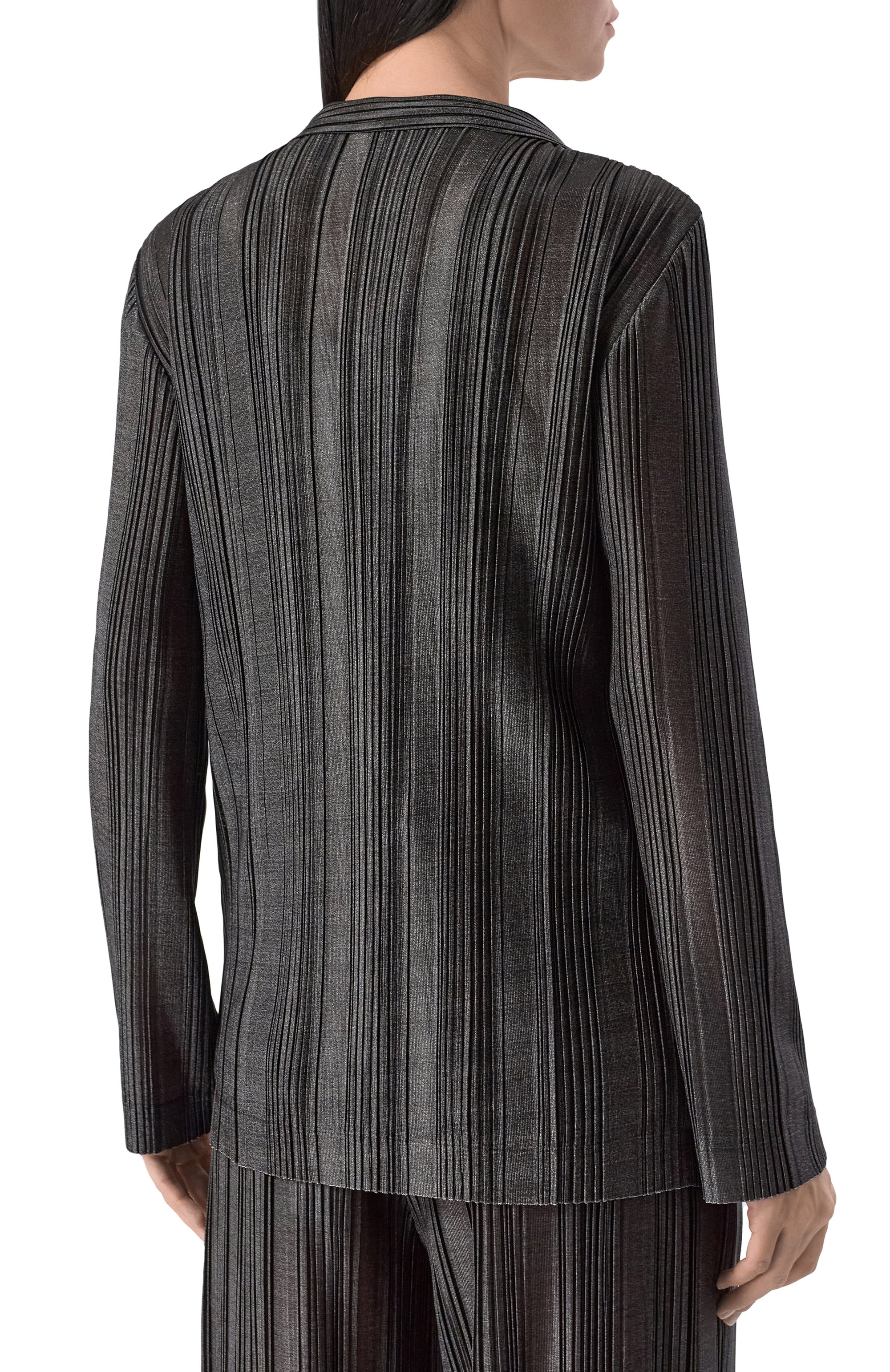 Жакет GIORGIO ARMANI серого цвета по цене 244000 руб., арт. GW003024/AF17752, фото 4 Жакет GIORGIO ARMANI, арт. GW003024/AF17752, фото 4