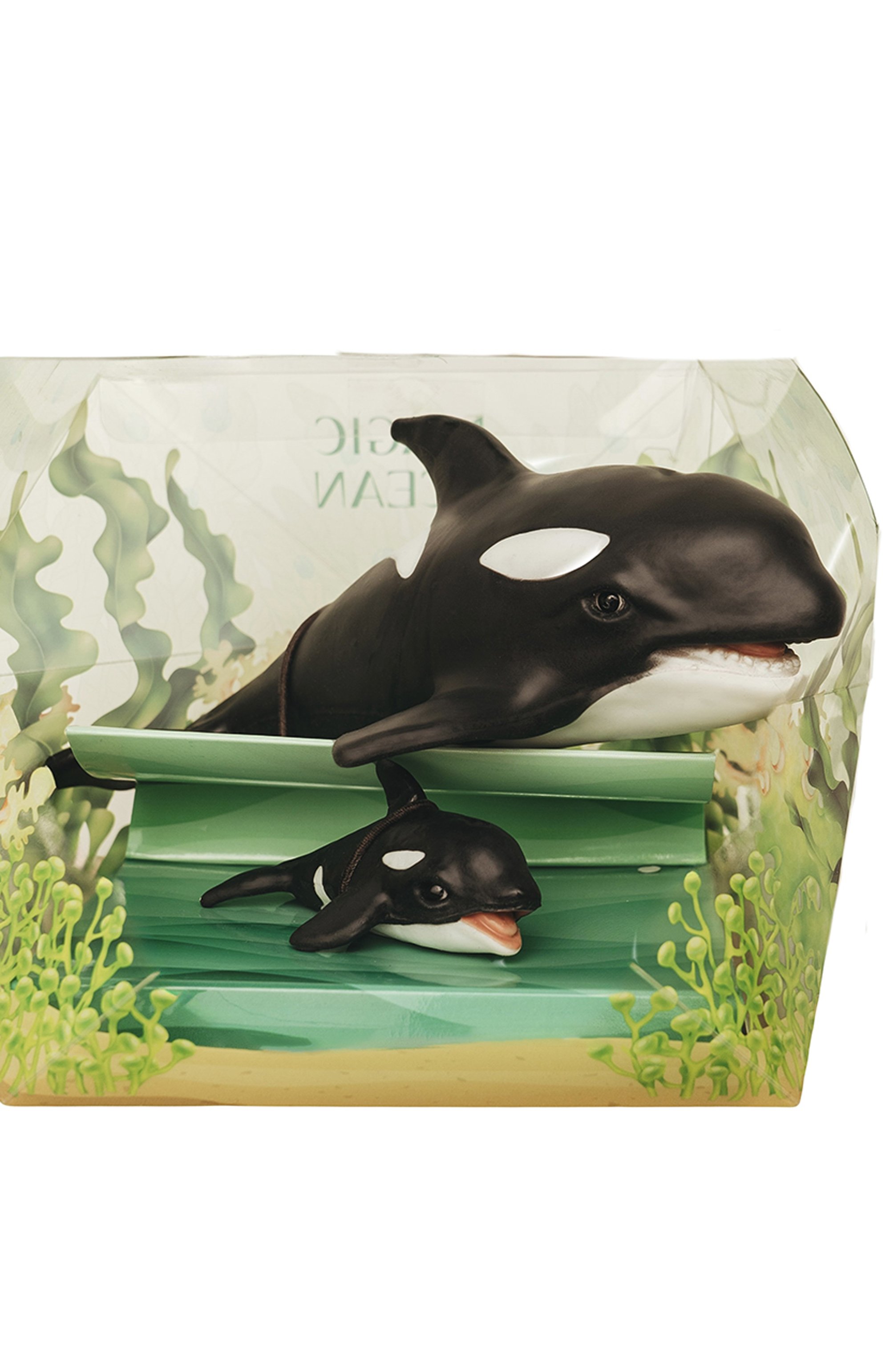 Игрушка косатка с косатенком magic ocean MAGIC MANUFACTORY черно-белого цвета по цене 9670 руб., арт. KMO-0001, фото 1 Игрушка косатка с косатенком magic ocean MAGIC MANUFACTORY, арт. KMO-0001, фото 1