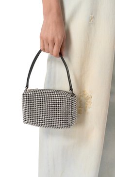 Женская сумка ALEXANDER WANG серебряного цвета, арт. 2019P0813J | Фото 2 (Размер: mini; Материал: Натуральная кожа; Женское Кросс-КТ: Вечерняя сумка; Автоматизация ТО: Проставлено; Автоматизация состава: Проставлено)