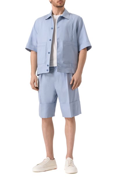 Рубашка из хлопка и шелка MVST, арт. 25E/X1P/0/G041/0207, фото 2