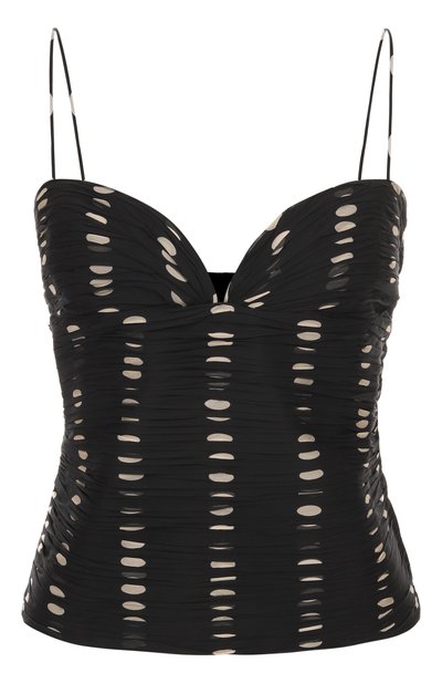 Женский шелковый топ VALENTINO, арт. 6B0AEAL6/9C8