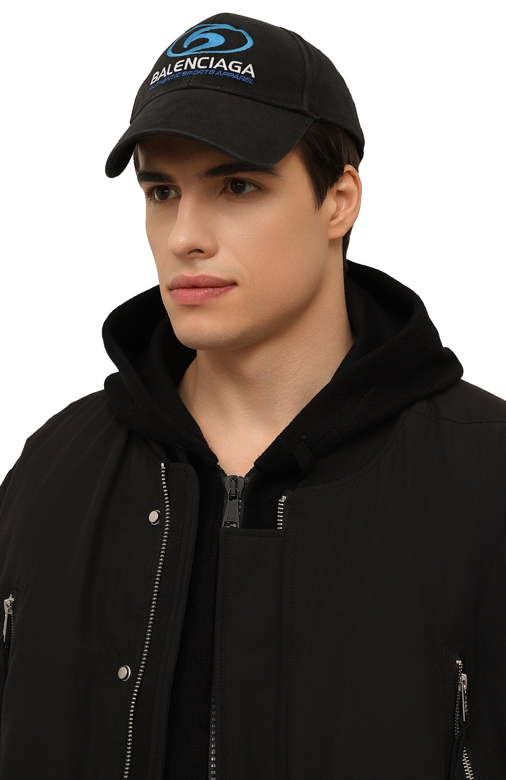 Хлопковая бейсболка BALENCIAGA, арт. 771966/410B2, фото 2