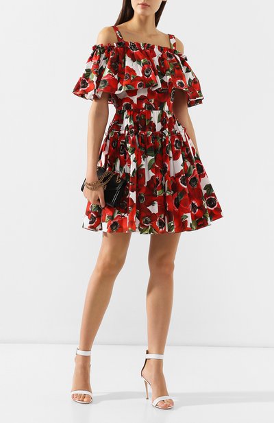 Хлопковое платье DOLCE & GABBANA, арт. F63X7T/HS5DP, фото 2