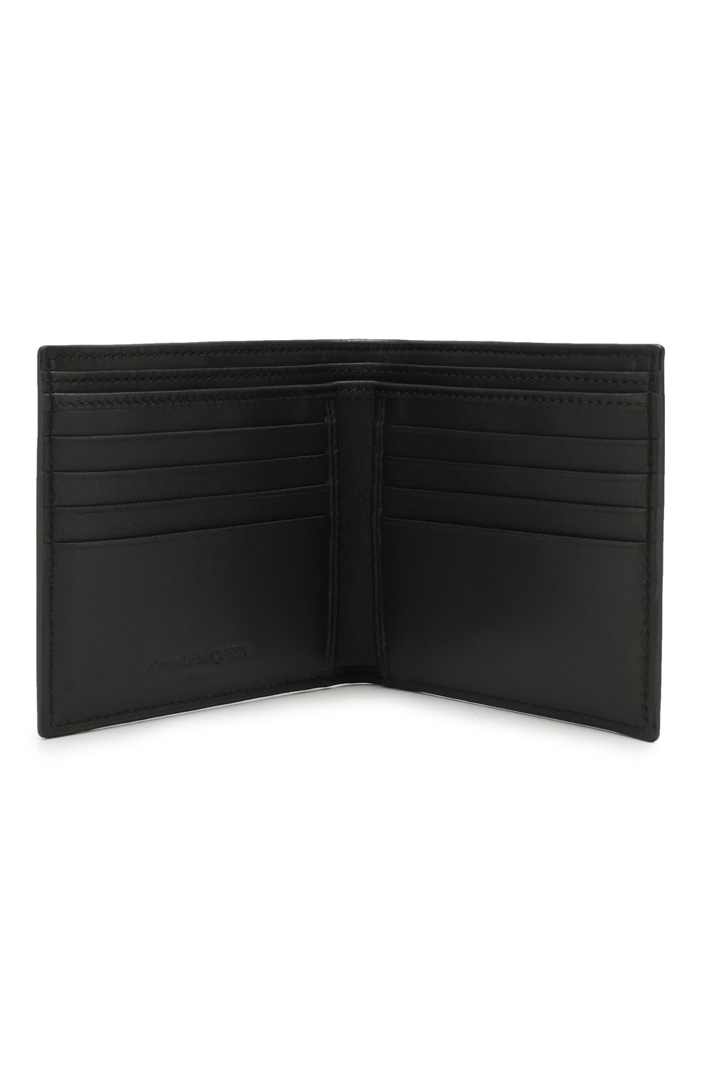 Кожаное портмоне ALEXANDER MCQUEEN черно-белого цвета по цене 33400 руб., арт. 602137/1NT0B, фото 3 Кожаное портмоне ALEXANDER MCQUEEN, арт. 602137/1NT0B, фото 3