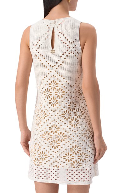 Хлопковое платье TWINSET, арт. 251TT3205, фото 4