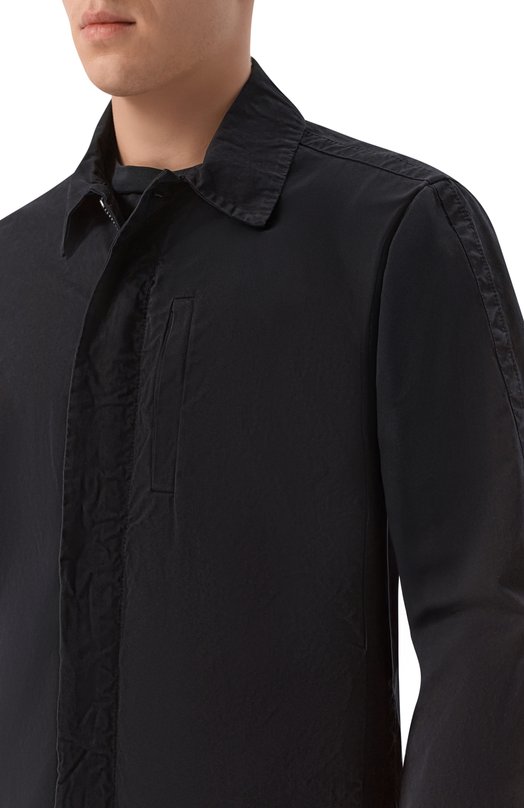 Хлопковая куртка-рубашка Transit CFUTRCI180 Чёрный  CFUTRCI180 Фото 5