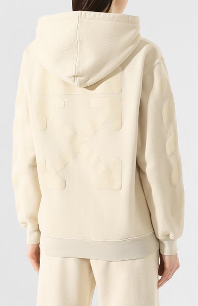 Хлопковое худи OFF-WHITE, арт. 0WBB032R20F301254747, фото 4