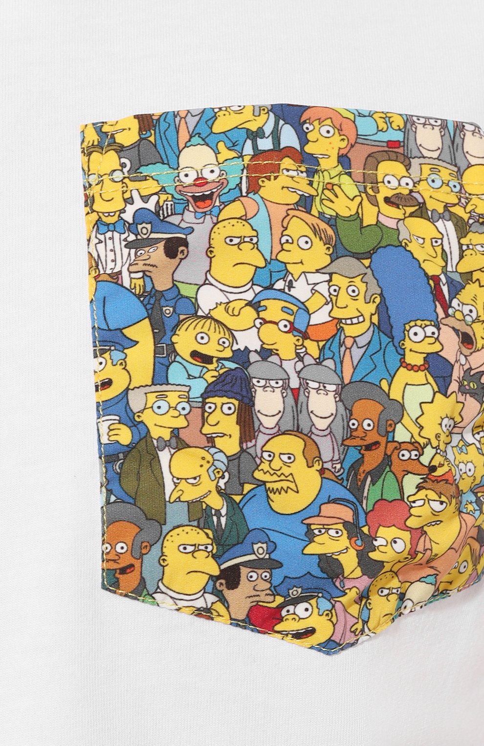 Хлопковая футболка MC2 SAINT BARTH белого цвета по цене 8380 руб., арт. BLANCHE, фото 5 Хлопковая футболка MC2 SAINT BARTH, арт. BLANCHE, фото 5