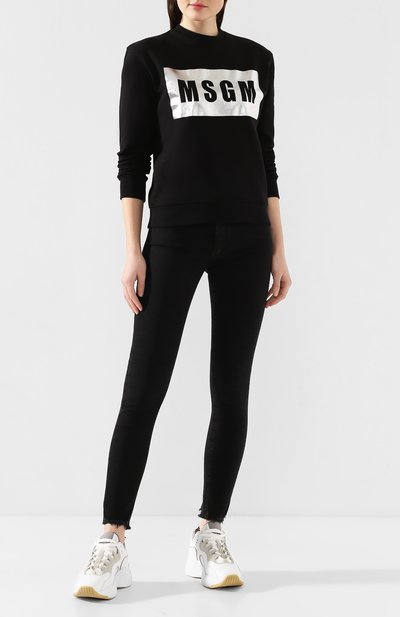 Хлопковый свитшот MSGM, арт. 2841MDM96 207299, фото 2