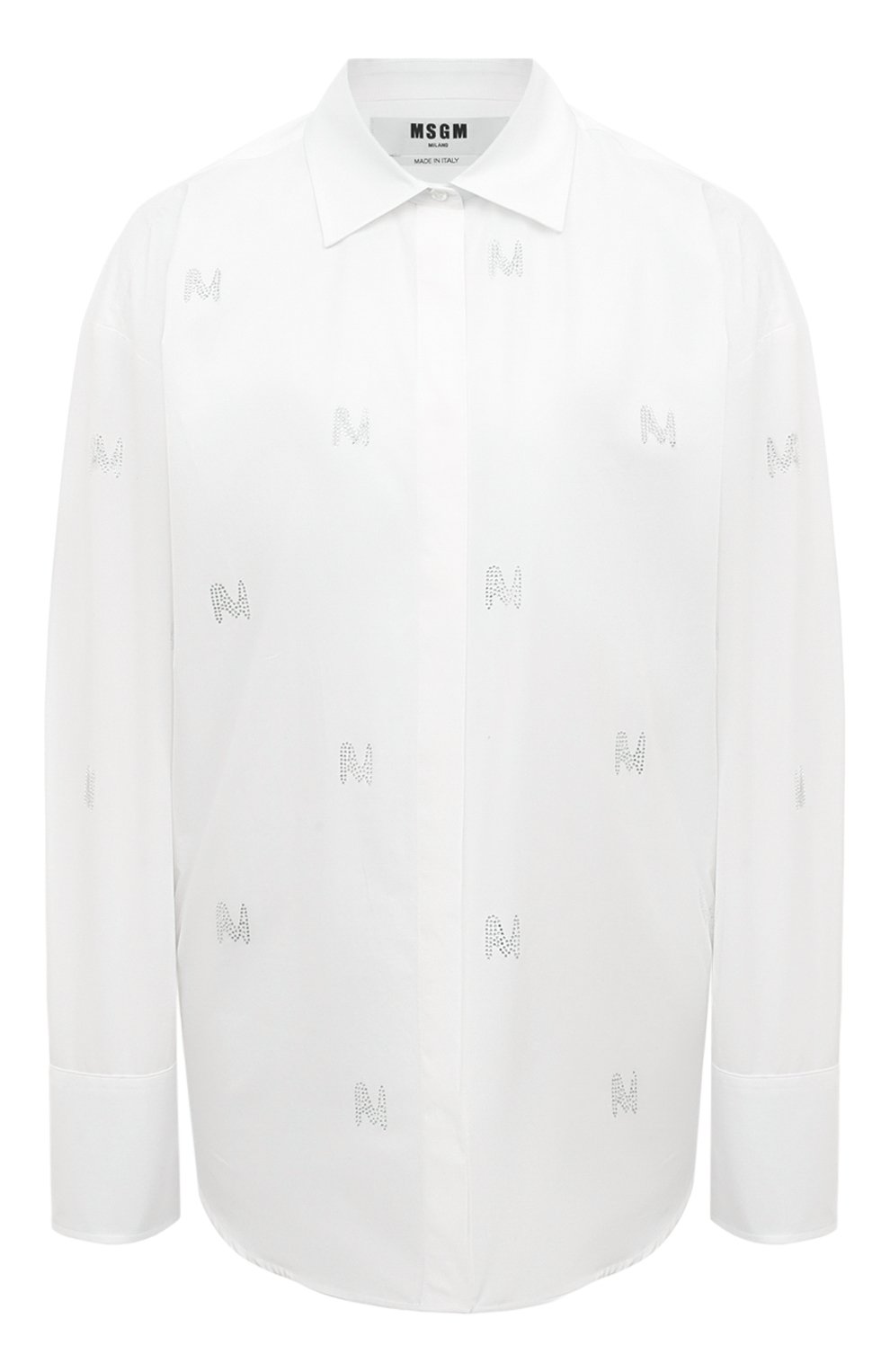Хлопковая рубашка MSGM, арт. 3741MDE14X/247600, фото 1