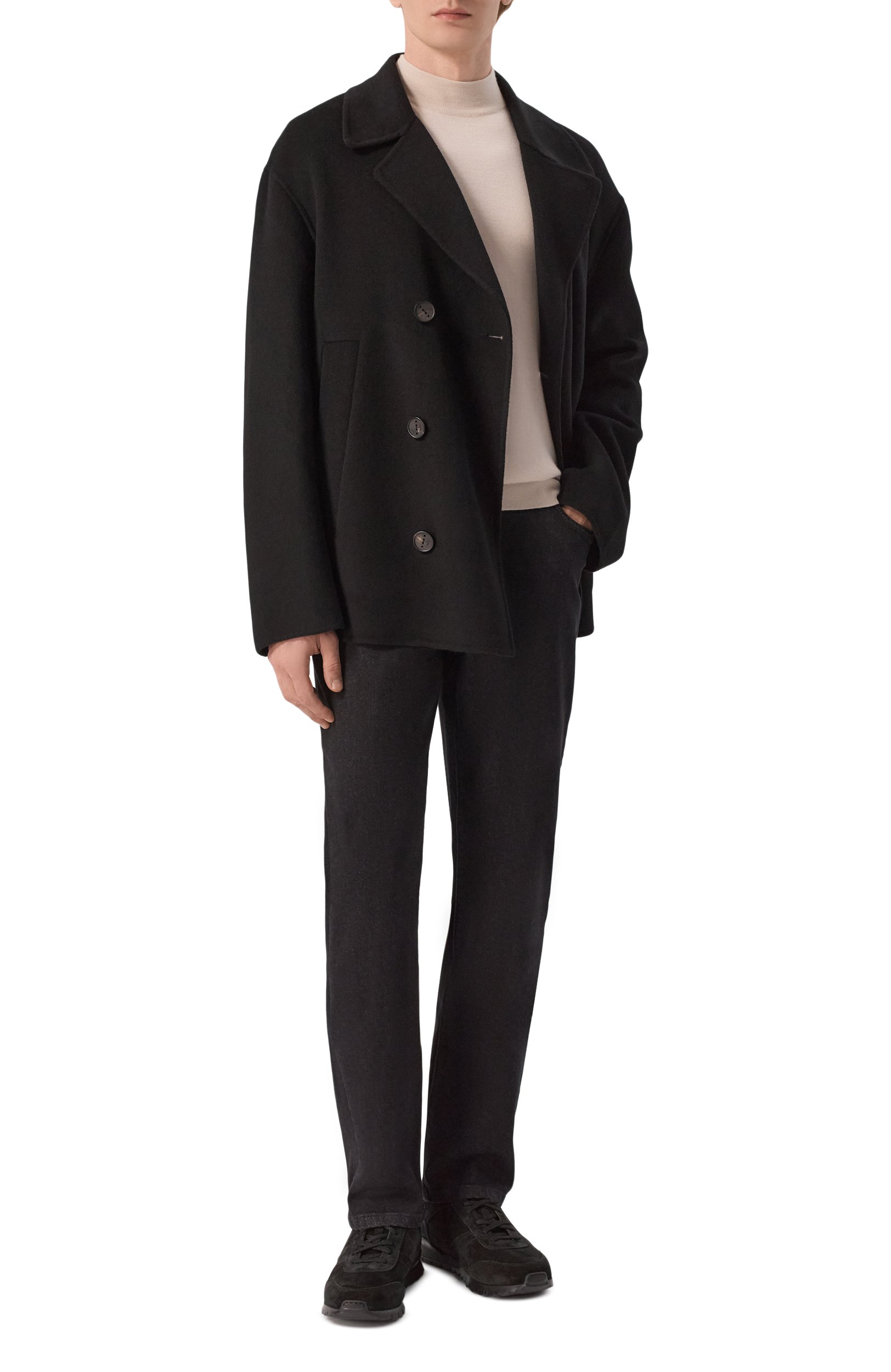 Замшевые кроссовки KITON, арт. USSA114N01490/FUR, фото 2