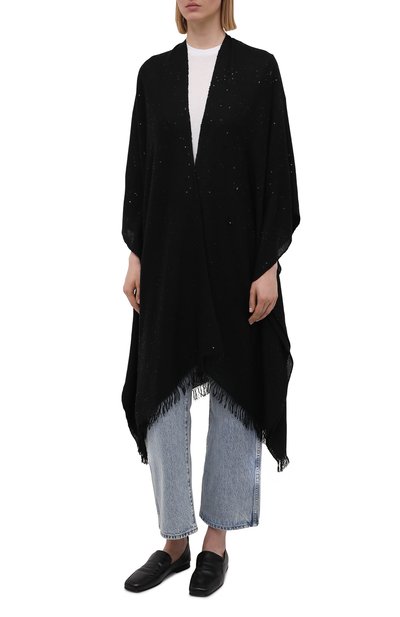Накидка из кашемира и шелка BRUNELLO CUCINELLI, арт. MSCDVSP18P, фото 3