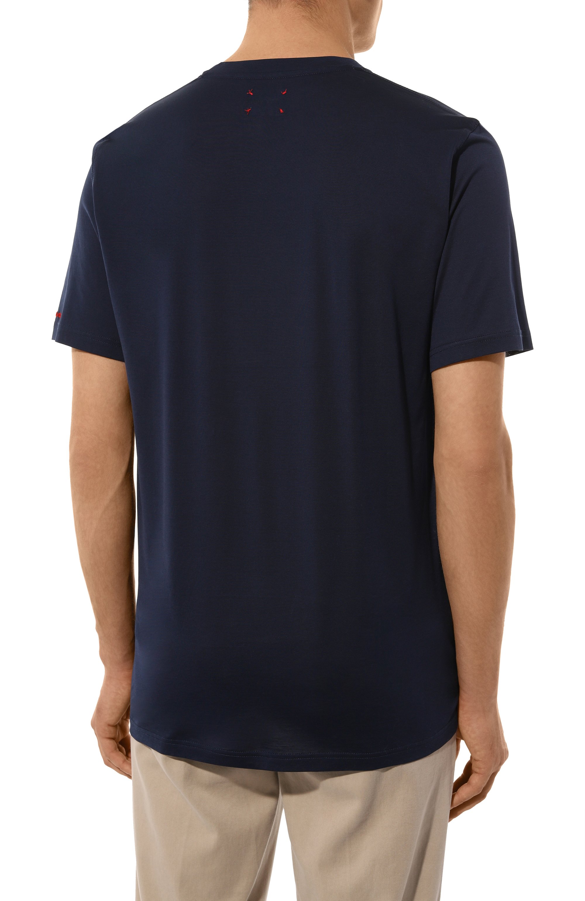 Хлопковая футболка KITON, арт. UMK116576, фото 4