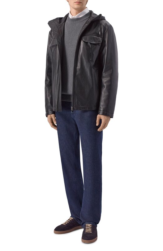 Кожаная куртка MVST M25.1PM.0003/PL0NGE Чёрный  M25.1PM.0003/PL0NGE Фото 2