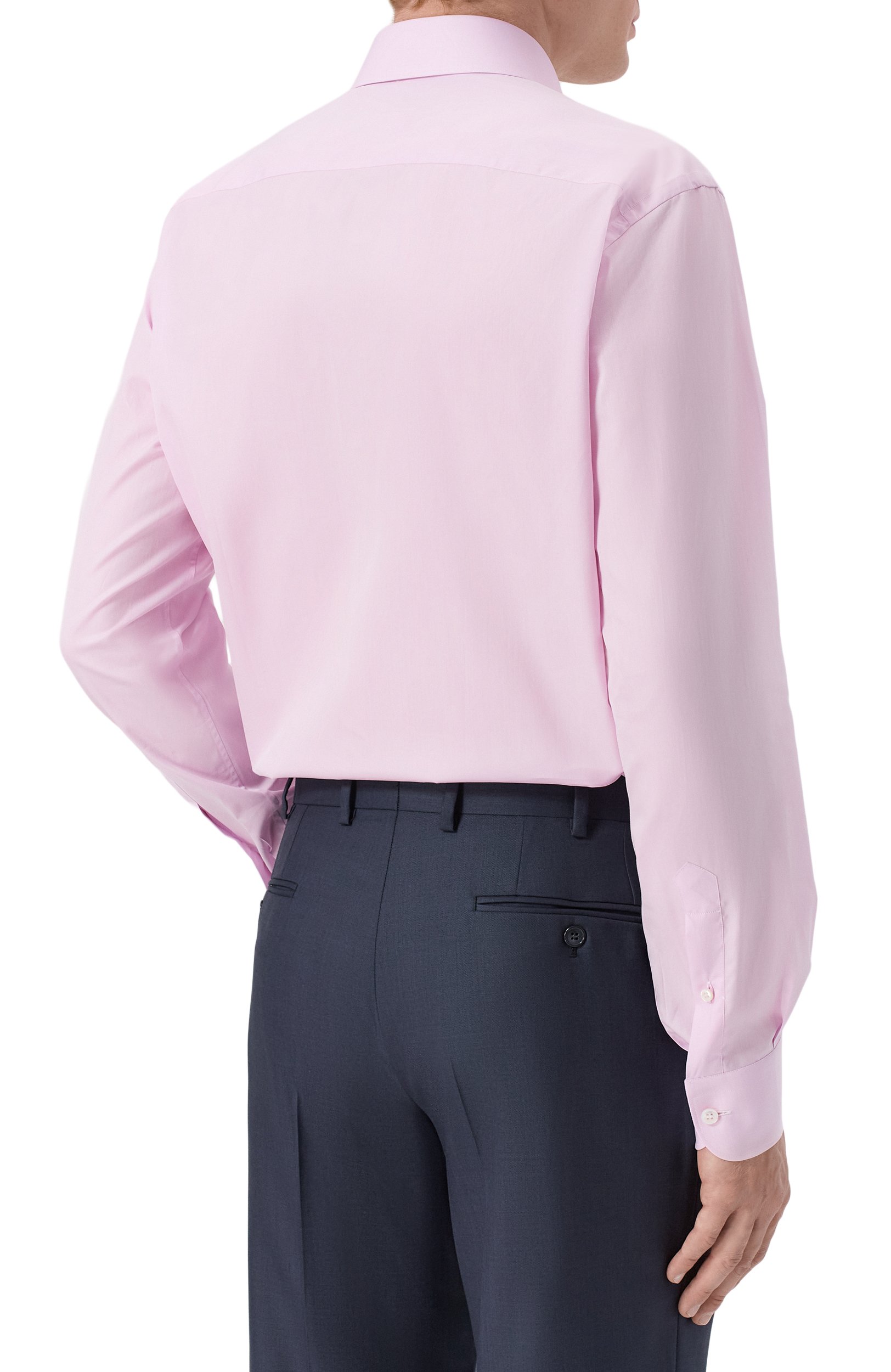 Шерстяная сорочка BRIONI светло-розового цвета по цене 192500 руб., арт. RCB40L/PZ033, фото 4 Шерстяная сорочка BRIONI, арт. RCB40L/PZ033, фото 4