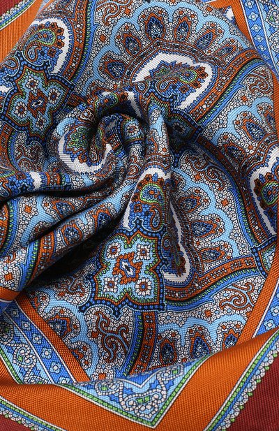 Шелковый платок с узором ETON, арт. A000 30110, фото 2