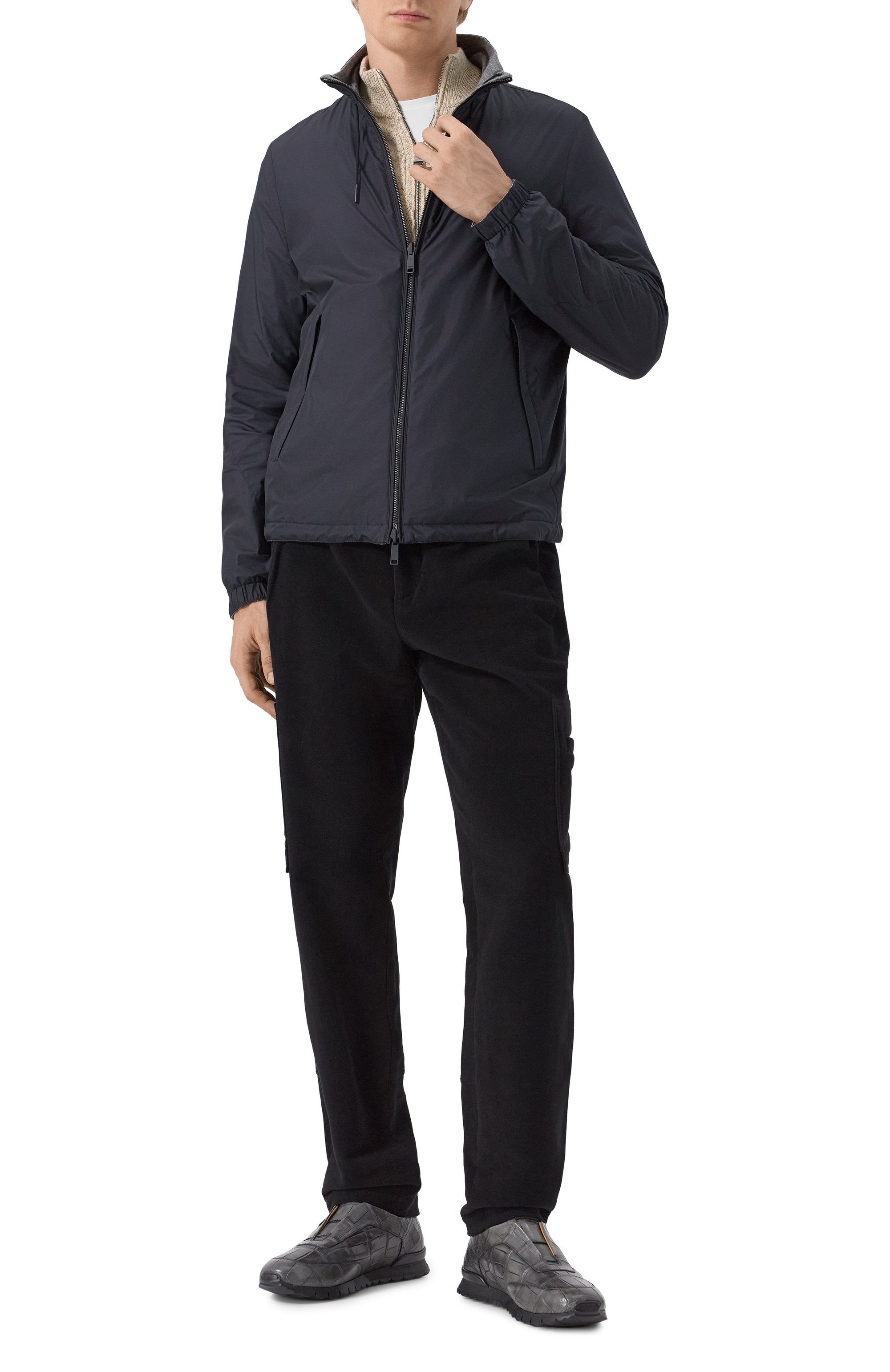 Хлопковый кардиган CANALI, арт. C1105/MK02266, фото 2