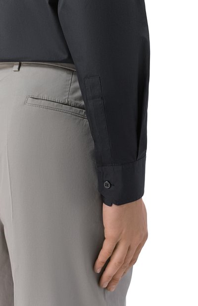 Хлопковая рубашка MVST черного цвета по цене 92150 руб., арт. M26.2PM.B009/F080 P0PELINE, фото 5 Хлопковая рубашка MVST, арт. M26.2PM.B009/F080 P0PELINE, фото 5