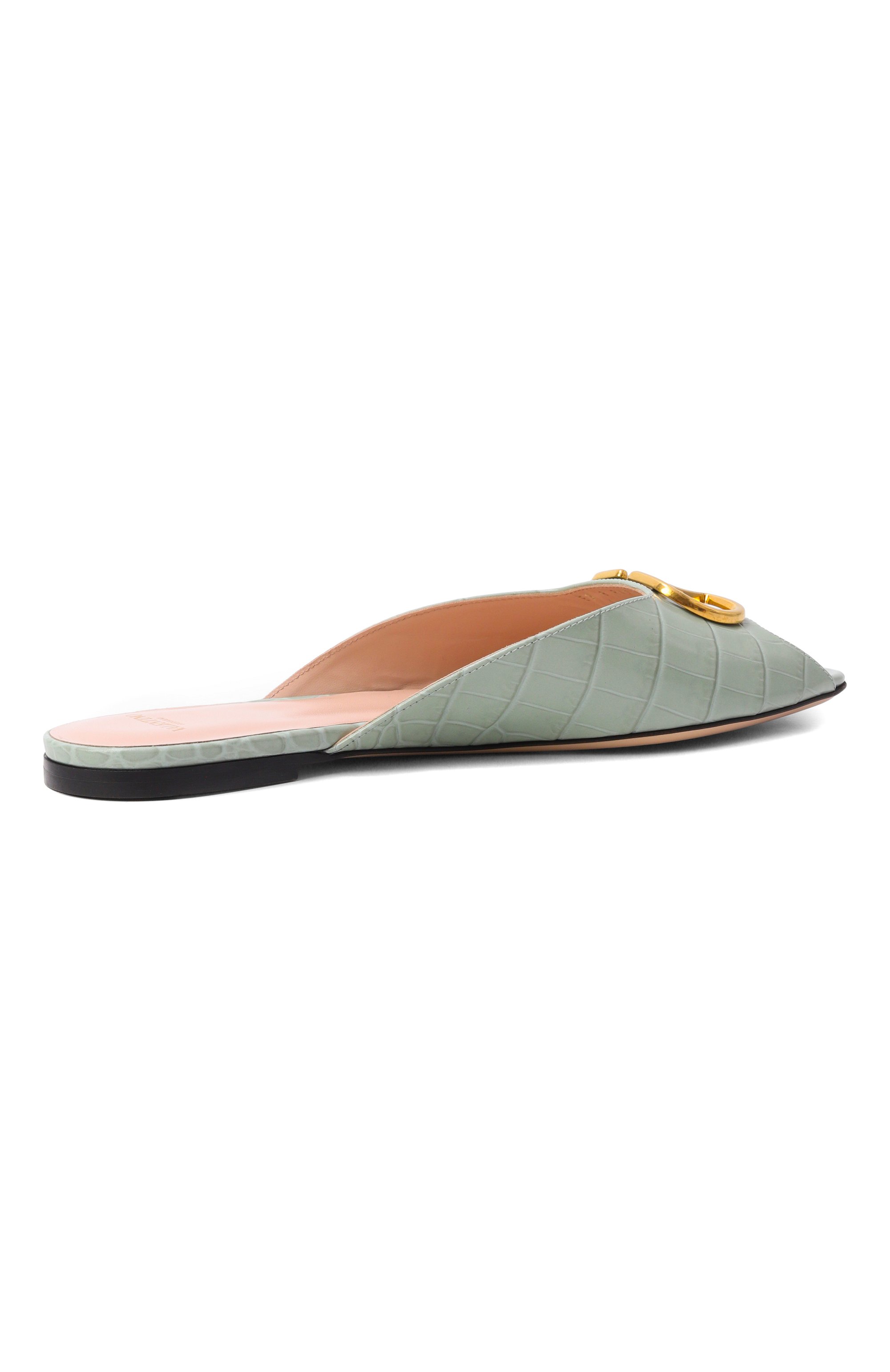 Кожаные шлепанцы vlogo signature VALENTINO, арт. 8W0S0PI7/LUR, фото 5
