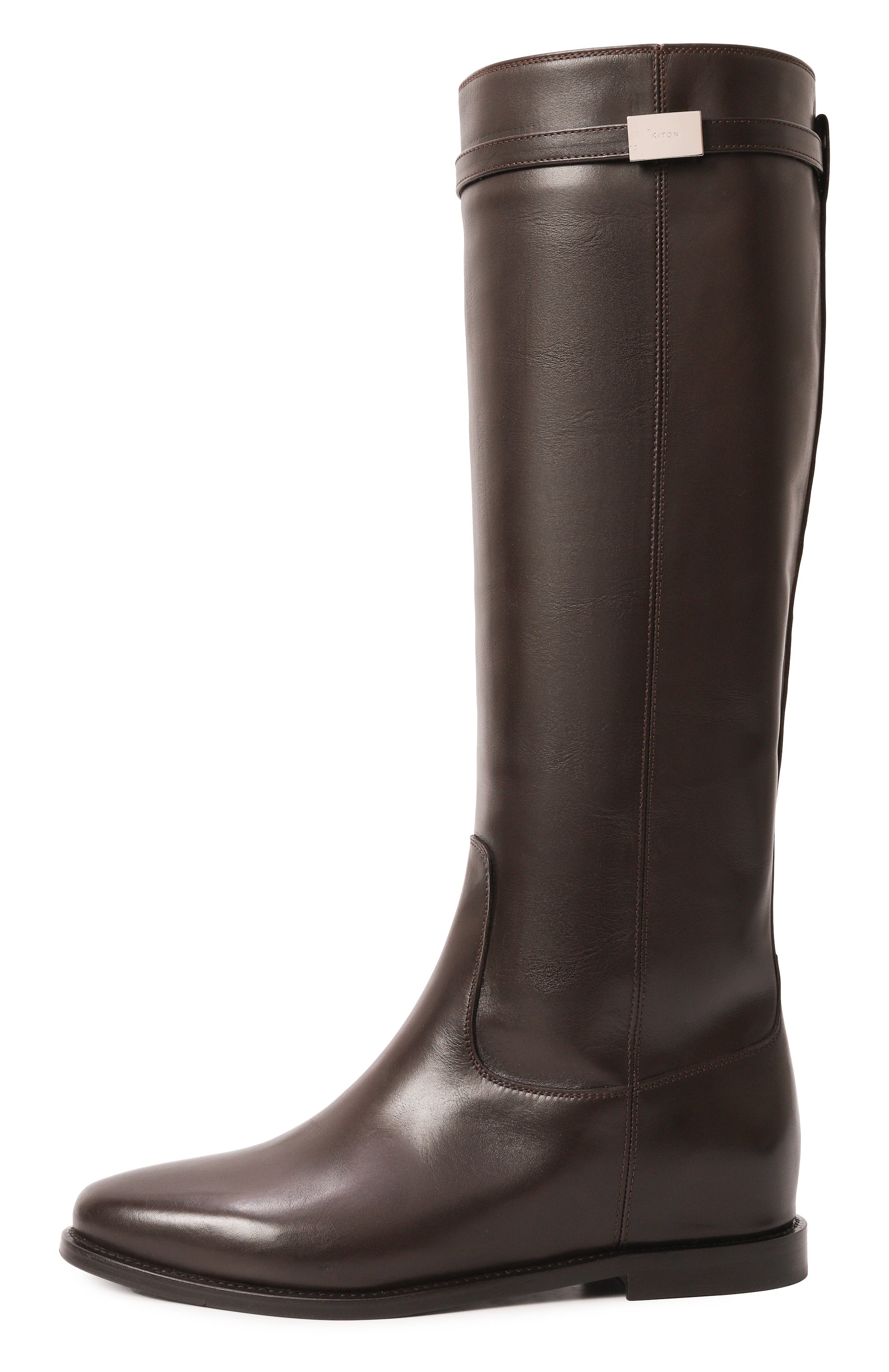 Кожаные сапоги KITON, арт. D58804N0102701, фото 4