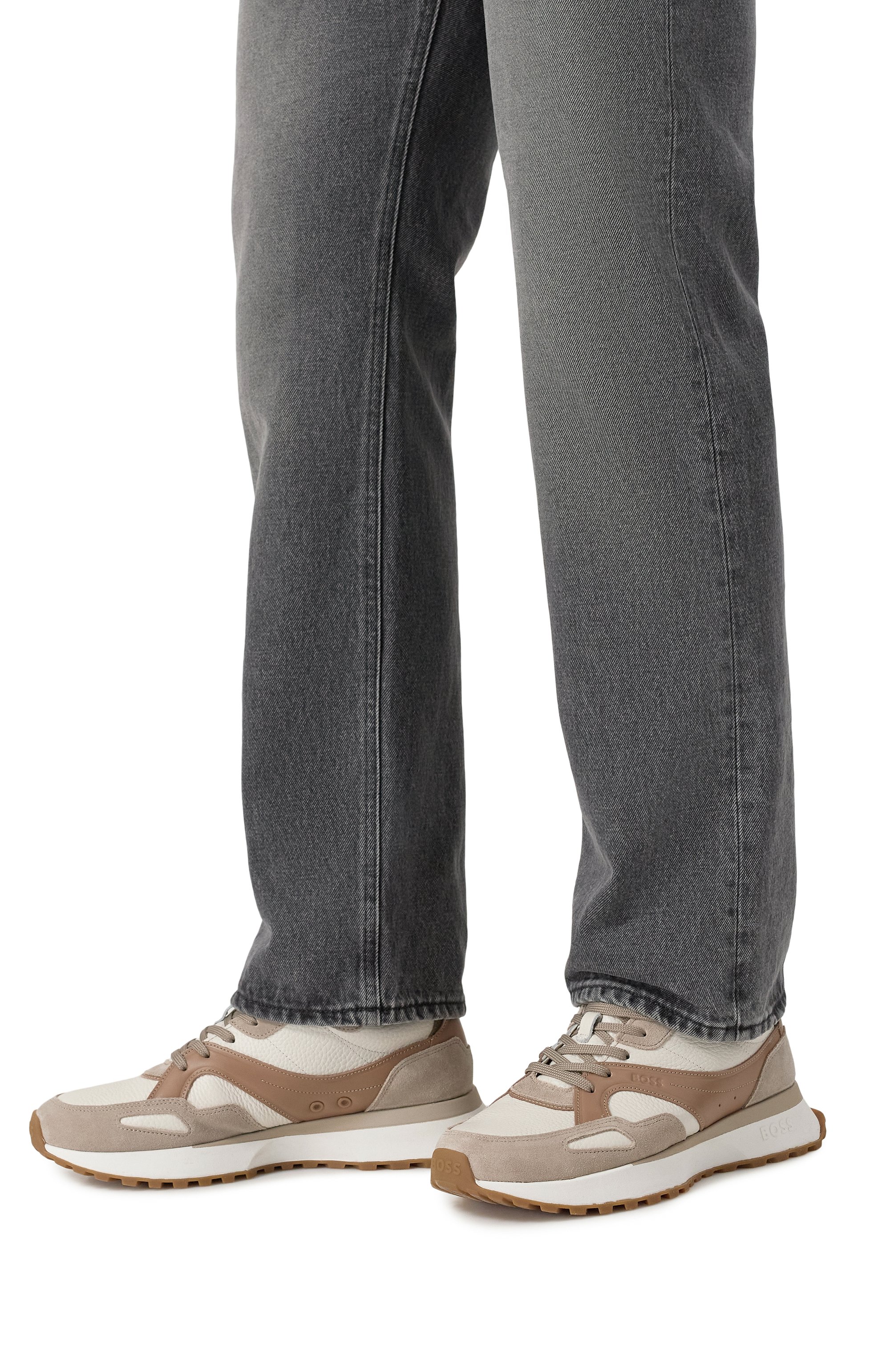 Кожаные кроссовки jonah BOSS, арт. 50548782, фото 3