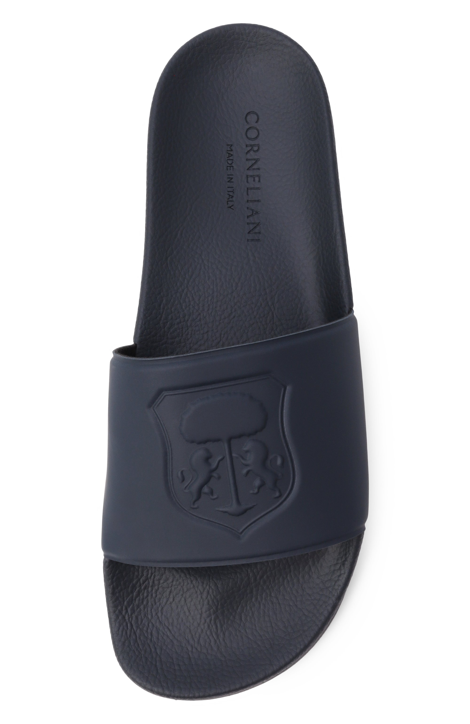 Шлепанцы CORNELIANI темно-синего цвета по цене 18500 руб., арт. 27TM88/2720961, фото 5 Шлепанцы CORNELIANI, арт. 27TM88/2720961, фото 5