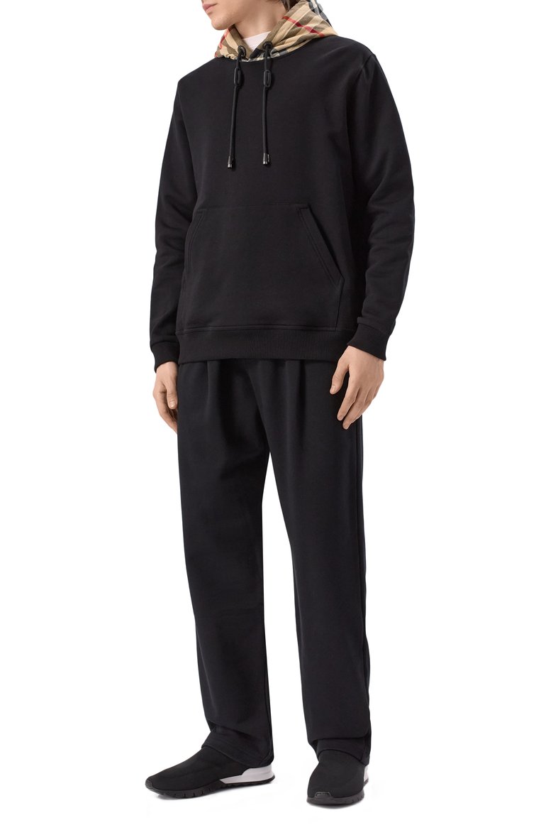 Мужские текстильные кроссовки KITON черного цвета, арт. USSA324N0104503 | Фото 2 (Подошва: Массивная; Материал сплава: Проставлено; Драгоценные камни: Проставлено; Материал внешний: Текстиль; Материал внутренний: Натуральная кожа; Кросс-КТ: Низкие; Стили: Классический; Материал утеплителя: Без утеплителя)