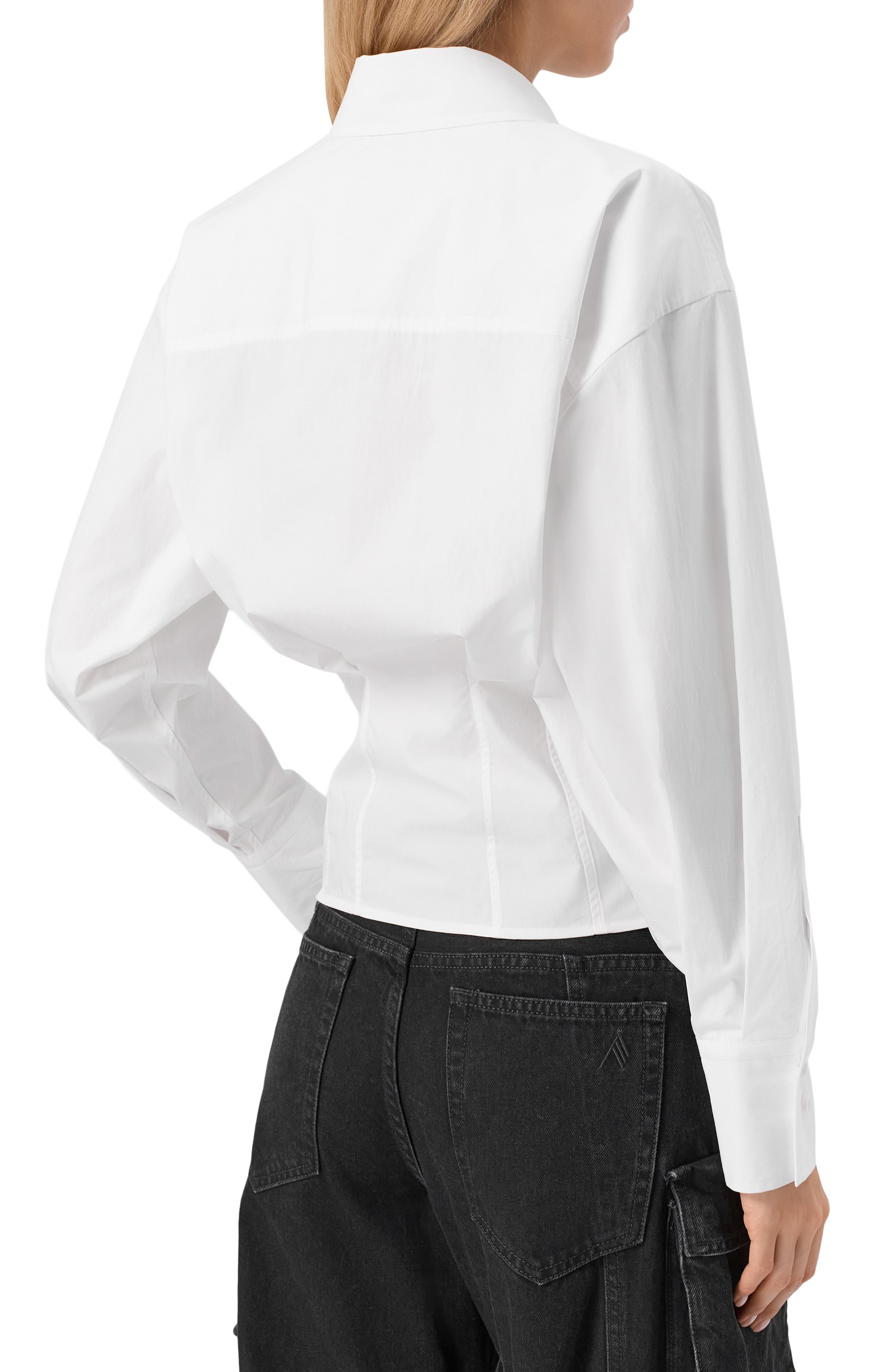 Хлопковая рубашка THE ATTICO, арт. 251WCH00043/CCC052AA, фото 4