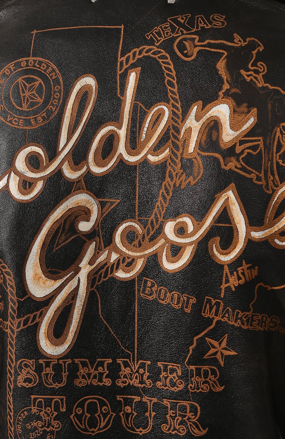 Кожаная куртка GOLDEN GOOSE DELUXE BRAND, арт. G36WP036.A4, фото 5