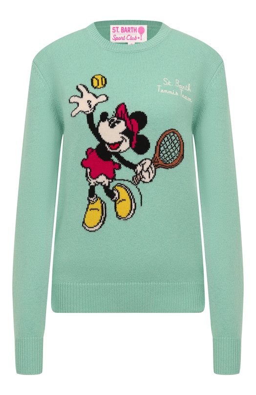 Свитер из шерсти и вискозы MC2 Saint Barth QUE0010-04127I/NEW QUEEN Зелёный QUE0010-04127I/NEW QUEEN